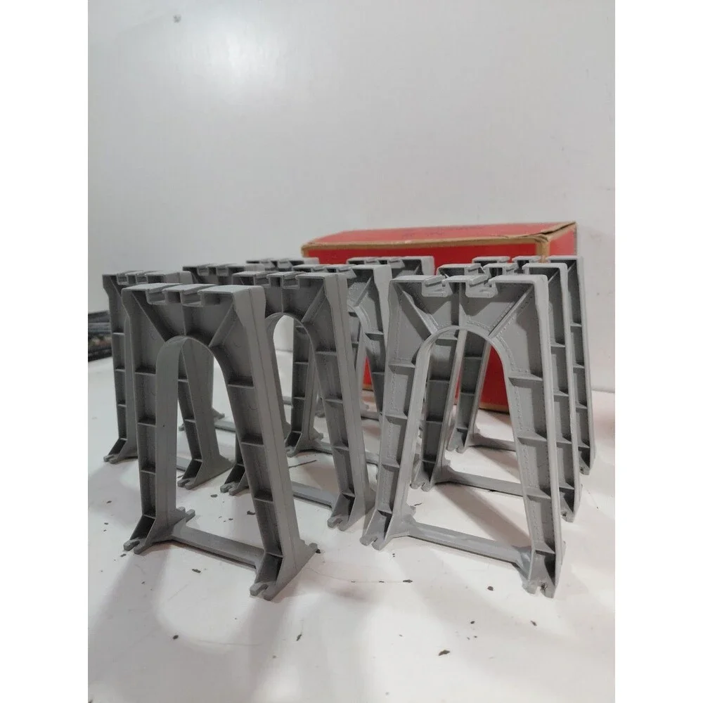 Lionel 111 O/27 Train Gauge Model Railroad Post War Grey Elevated 10pc Trestle